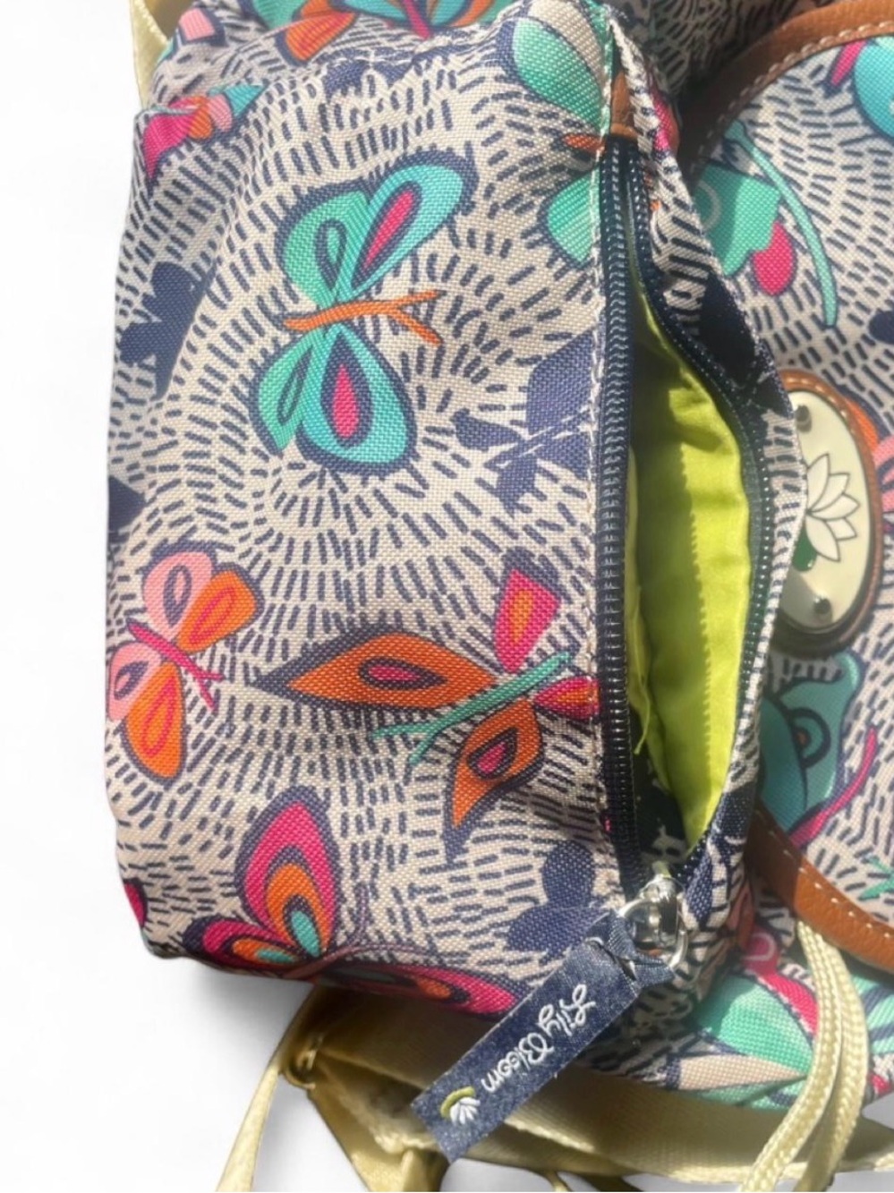 Lily Bloom Mini Backpack - Night Flight Butterfly Pattern - Eco-Friendly - Picture 5 of 16